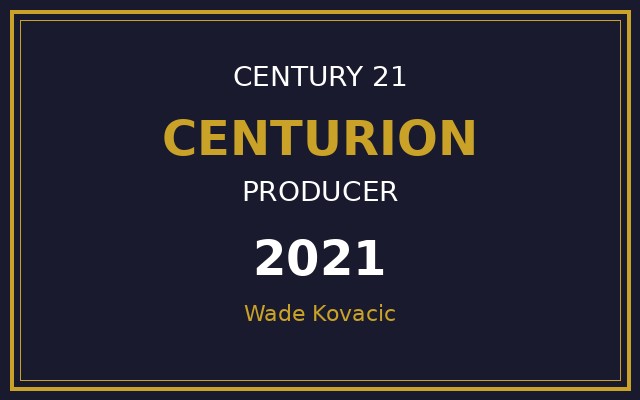 CENTURION Producer Award 2021 — Wade Kovacic